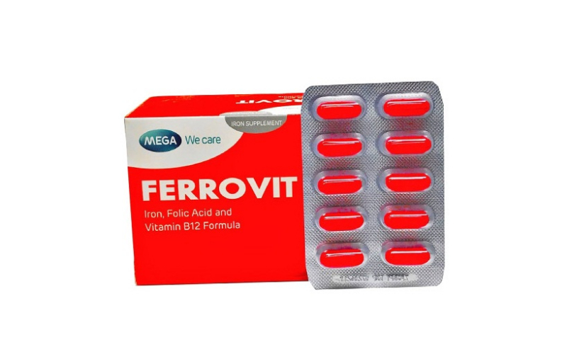 Thuốc sắt cho bà bầu Ferrovit
