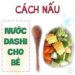 Nước dashi cho bé
