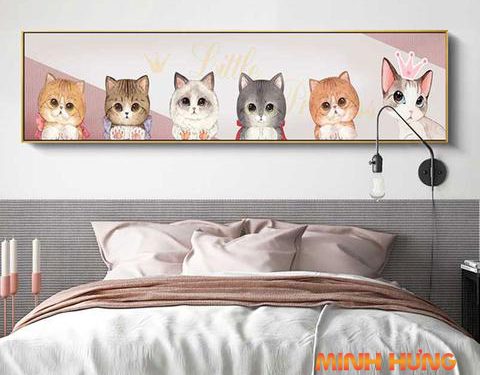 TRANG TRÍ KHÔNG GIAN SỐNG VỚI TRANH ĐỘNG VẬT ĐẸP VÀ Ý NGHĨA
